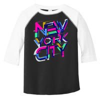 Retro New York City Toddler Fine Jersey T-Shirt