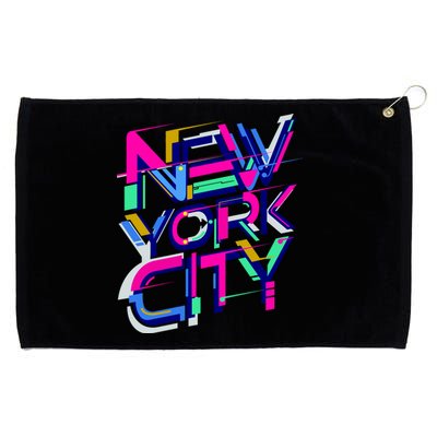 Retro New York City Grommeted Golf Towel