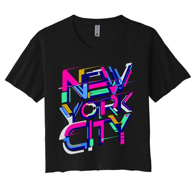 Retro New York City Crop Top