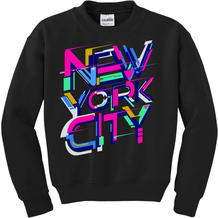 Retro New York City Kids Sweatshirt