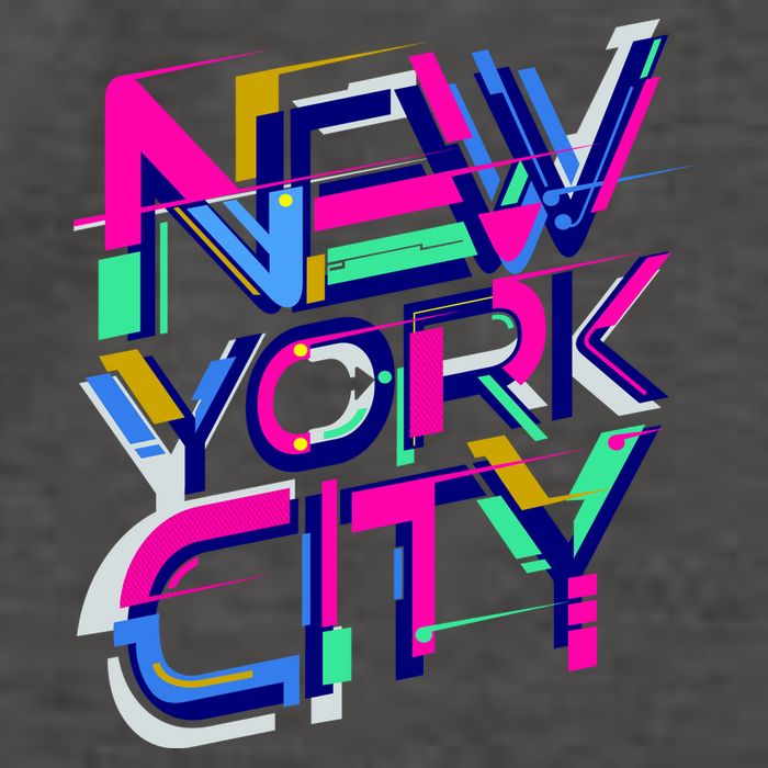 Retro New York City Vector Backpack