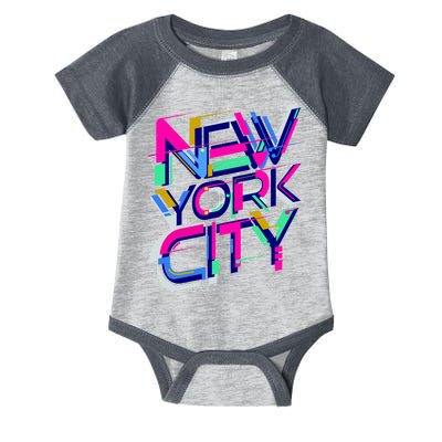 Retro New York City Infant Baby Jersey Bodysuit