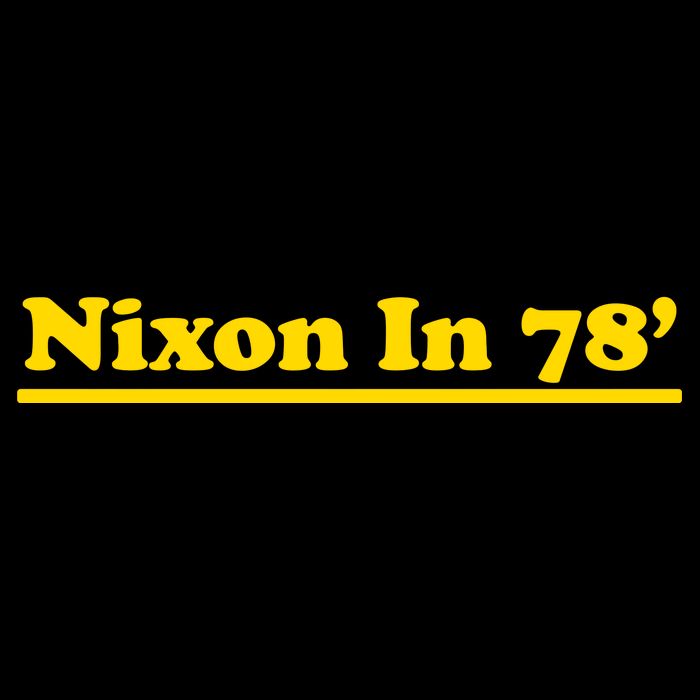Retro Nixon In 78' For President 1978 USA Stripe Pom Pom Beanie