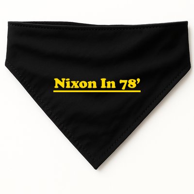 Retro Nixon In 78' For President 1978 USA USA-Made Doggie Bandana