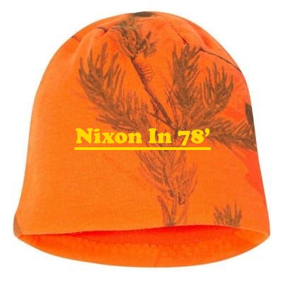 Retro Nixon In 78' For President 1978 USA Kati - Camo Knit Beanie