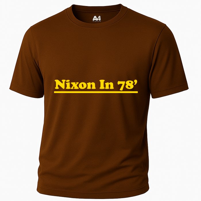 Retro Nixon In 78' For President 1978 USA Cooling Performance Crew T-Shirt