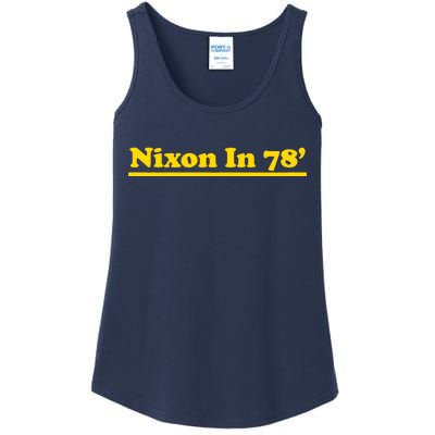 Retro Nixon In 78' For President 1978 USA Ladies Essential Tank