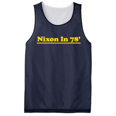 Retro Nixon In 78' For President 1978 USA Mesh Reversible Basketball Jersey Tank