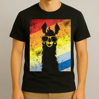 Retro No Drama Llama T-Shirt