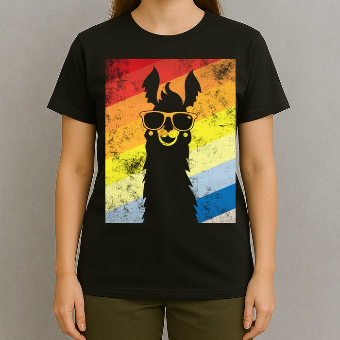 Retro No Drama Llama T-Shirt