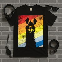 Retro No Drama Llama T-Shirt