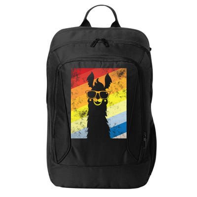 Retro No Drama Llama City Backpack