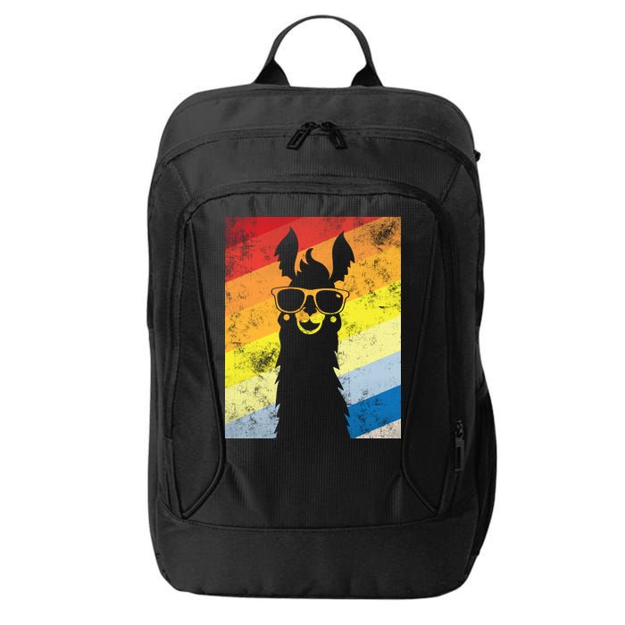 Retro No Drama Llama City Backpack