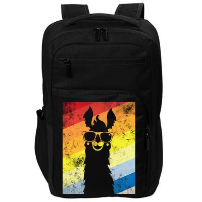 Retro No Drama Llama Impact Tech Backpack