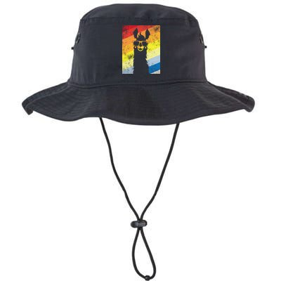 Retro No Drama Llama Bucket Hat