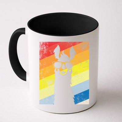 Retro No Drama Llama Mug