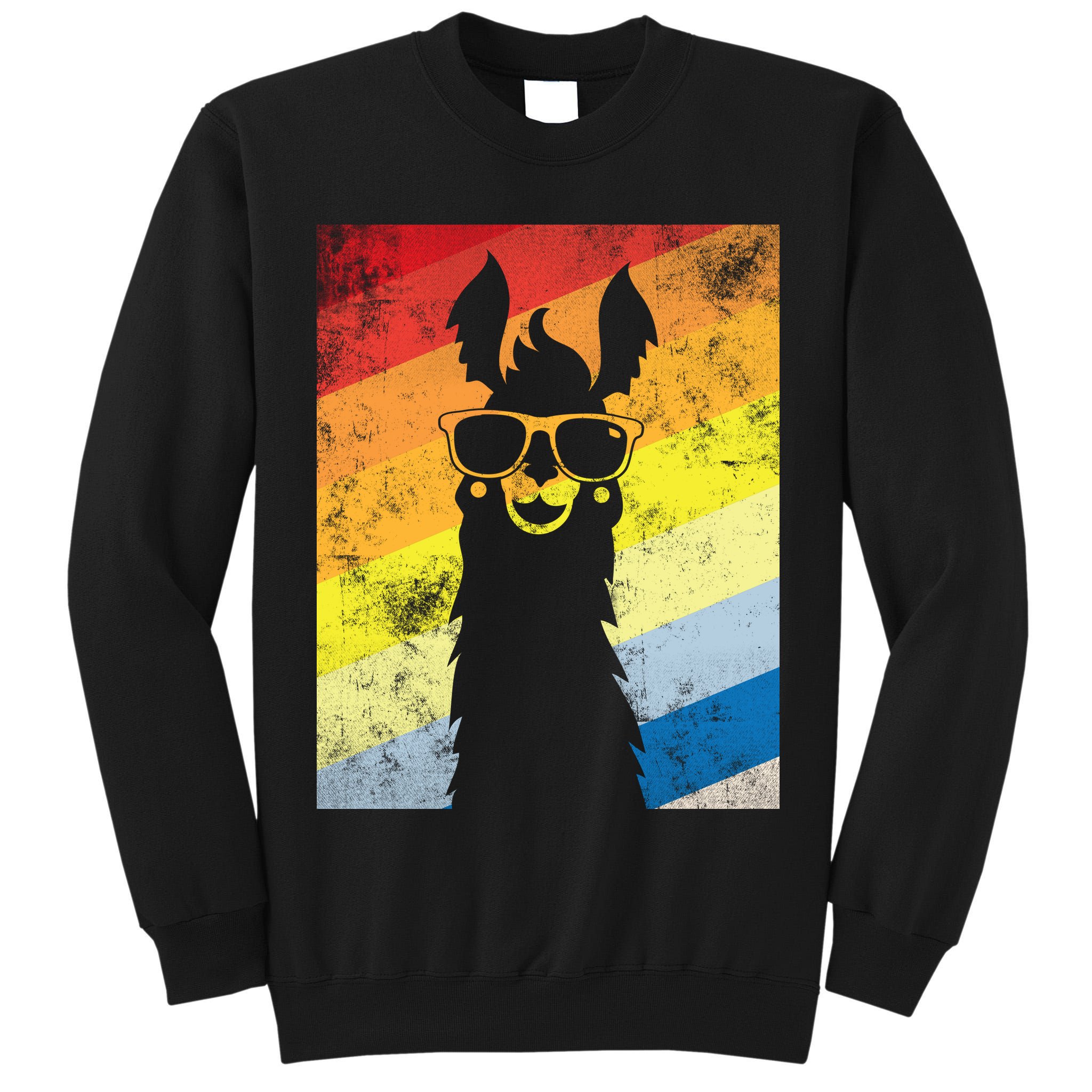 Retro No Drama Llama Tall Sweatshirt