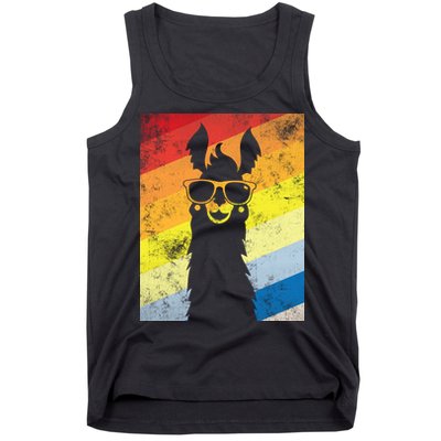 Retro No Drama Llama Tank Top