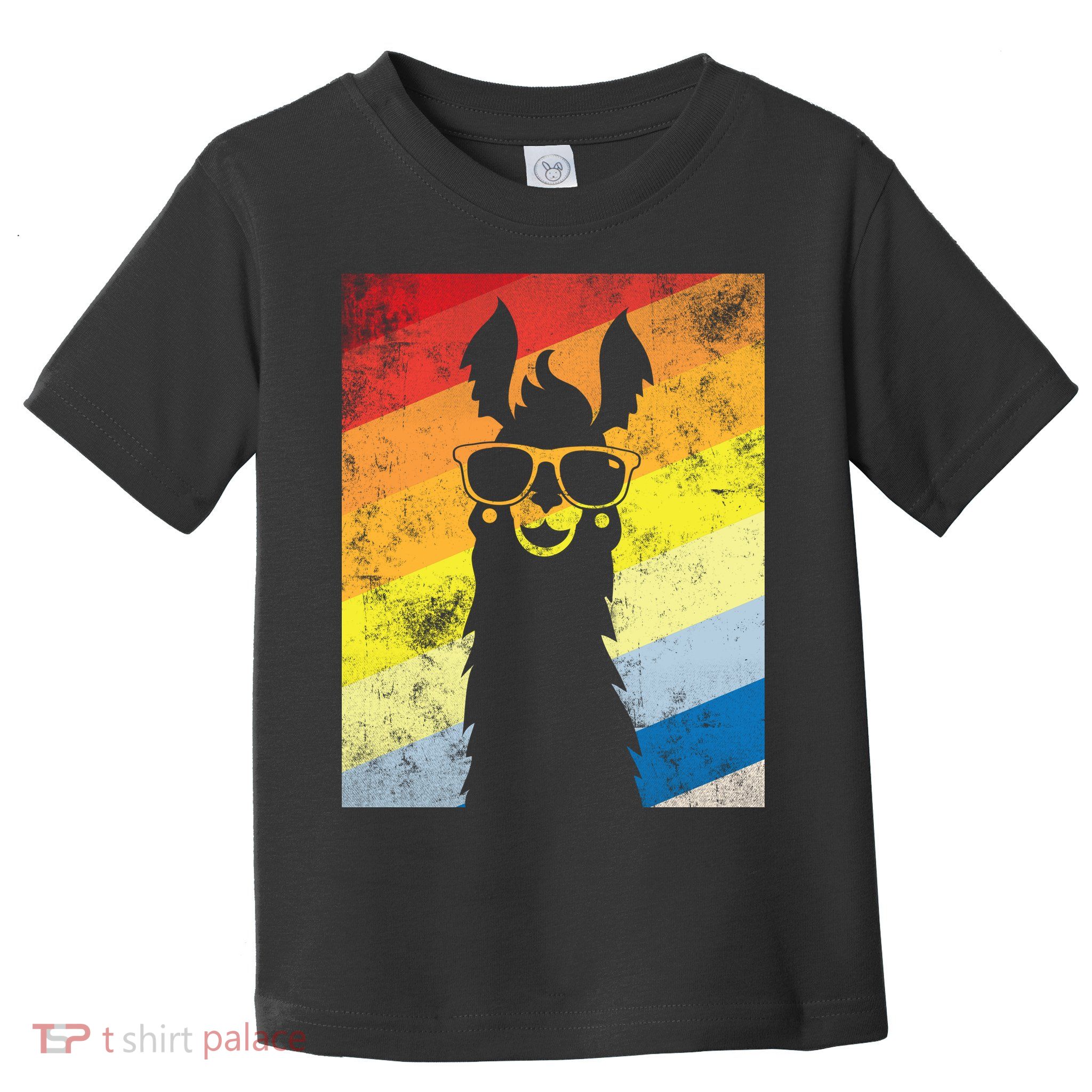 Retro No Drama Llama Toddler T-Shirt