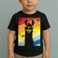 Retro No Drama Llama Toddler T-Shirt