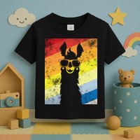 Retro No Drama Llama Toddler T-Shirt