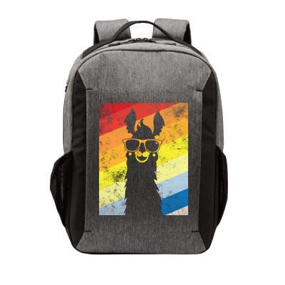 Retro No Drama Llama Vector Backpack