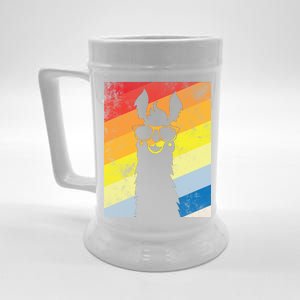 Retro No Drama Llama Beer Stein