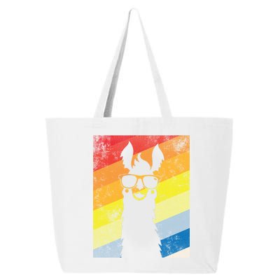 Retro No Drama Llama 25L Jumbo Tote