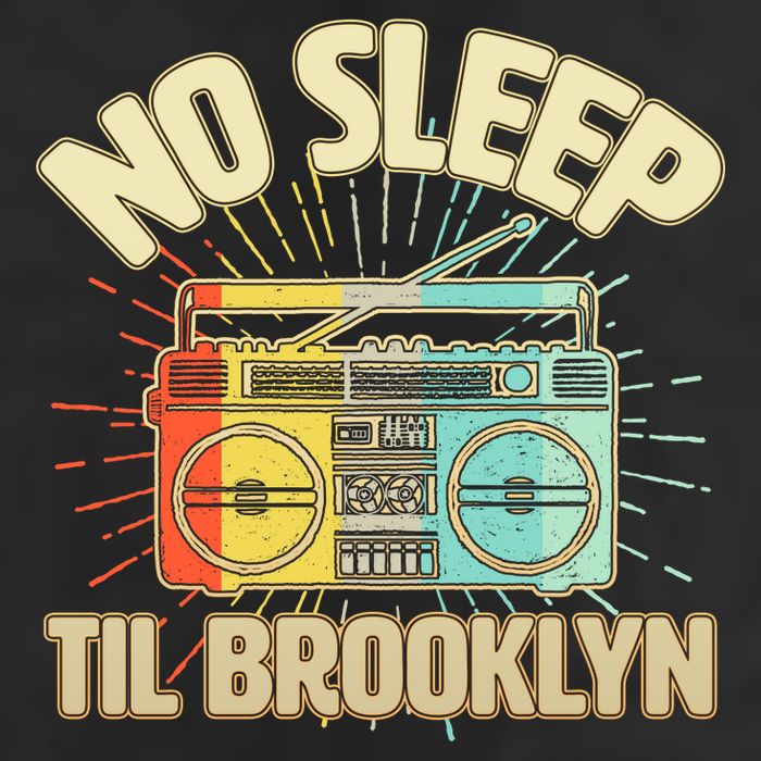 Retro No Sleep Til Brooklyn Cool Comfort Performance Bucket Hat