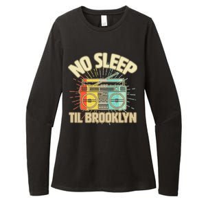 Retro No Sleep Til Brooklyn Womens CVC Long Sleeve Shirt