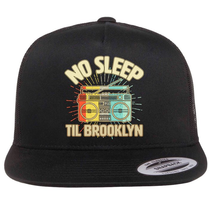 Retro No Sleep Til Brooklyn Flatbill Hat