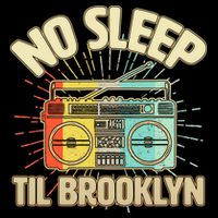 Retro No Sleep Til Brooklyn Flatbill Hat