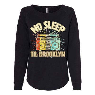 Retro No Sleep Til Brooklyn Womens California Wash Sweatshirt