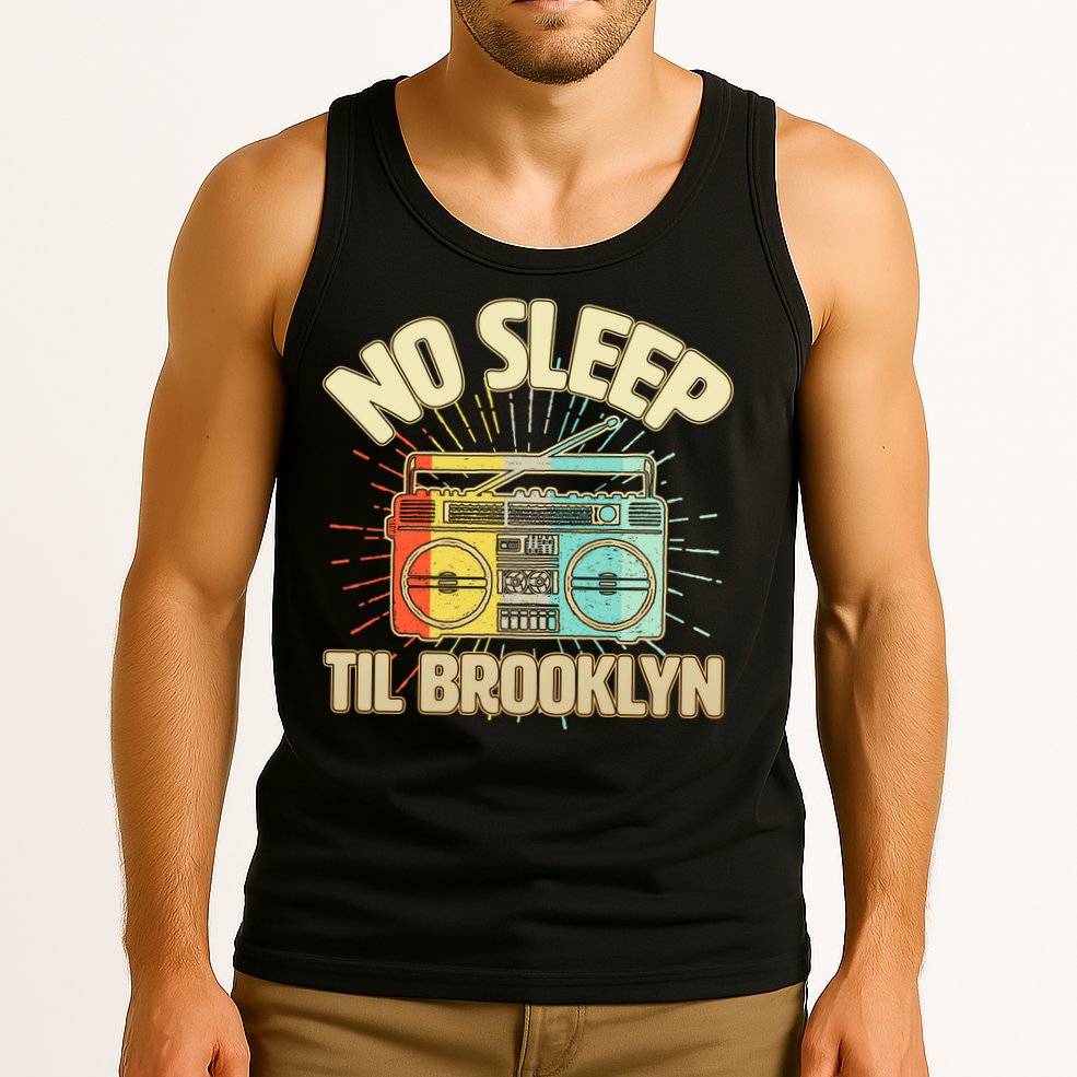 Retro No Sleep Til Brooklyn Tank Top
