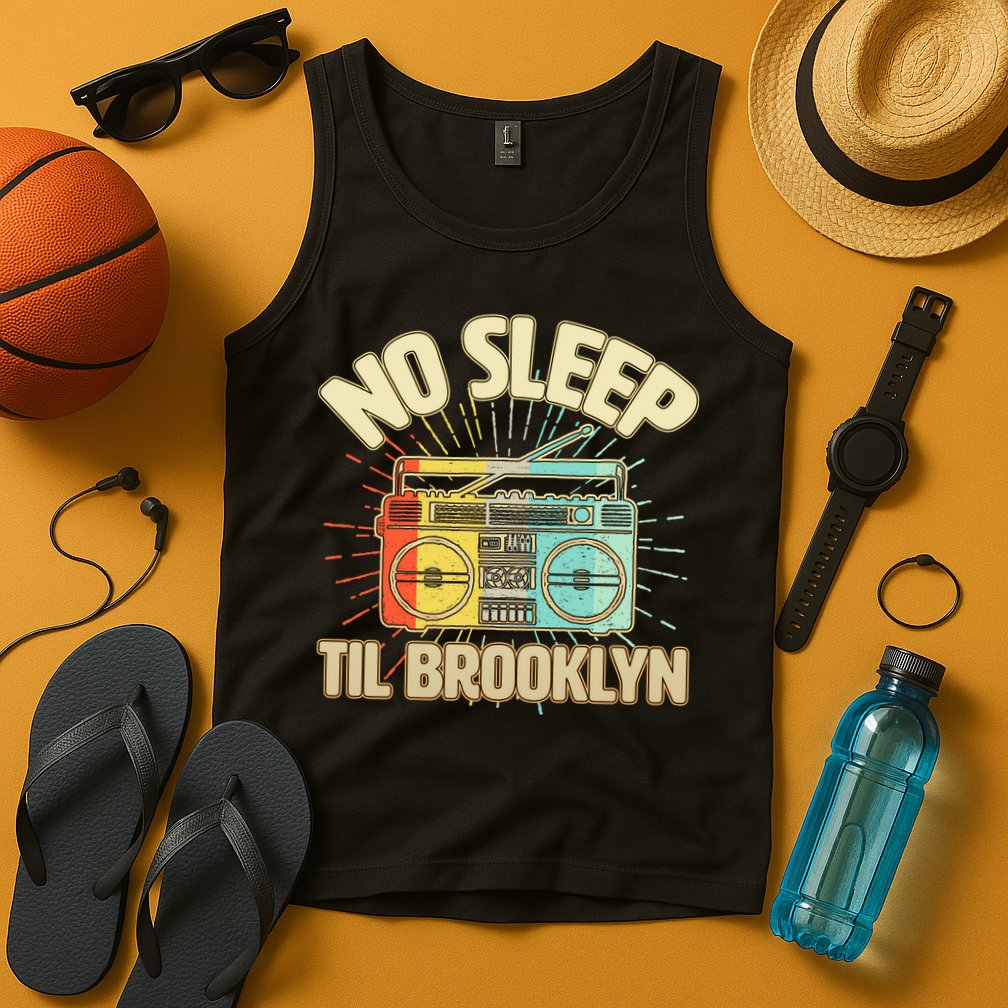 Retro No Sleep Til Brooklyn Tank Top