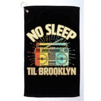 Retro No Sleep Til Brooklyn Golf Towel