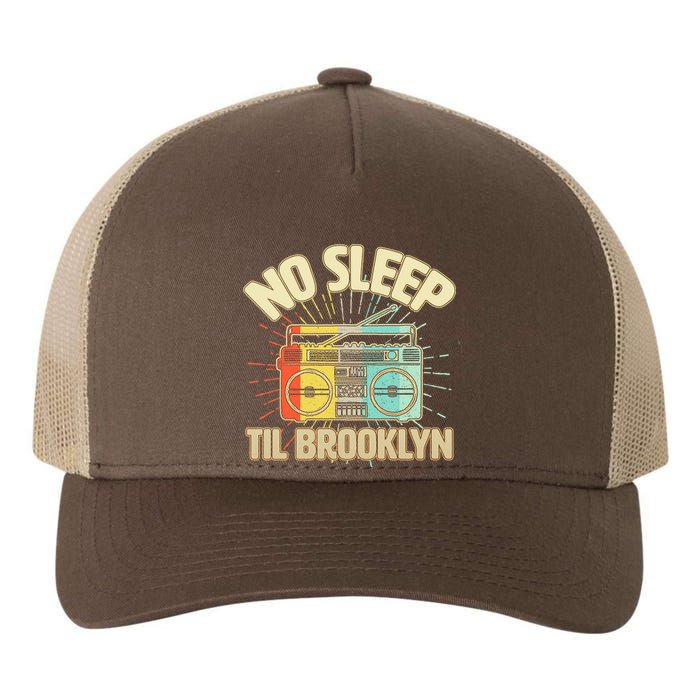 Retro No Sleep Til Brooklyn Yupoong Adult 5-Panel Trucker Hat