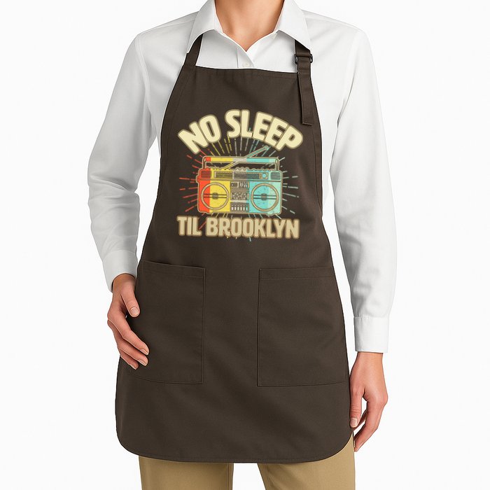 Retro No Sleep Til Brooklyn Apron