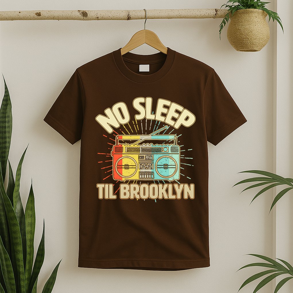 Retro No Sleep Til Brooklyn T-Shirt