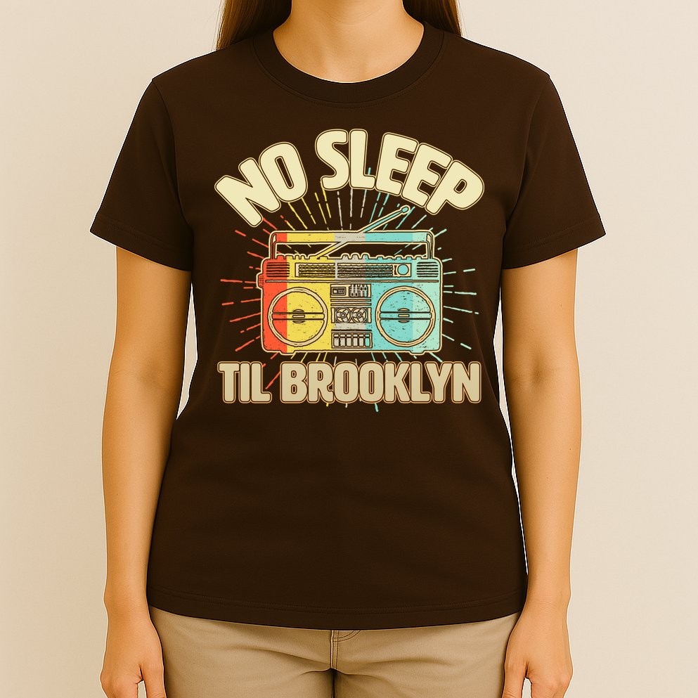 Retro No Sleep Til Brooklyn T-Shirt