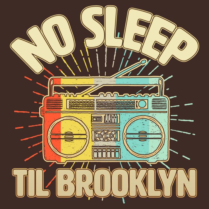 Retro No Sleep Til Brooklyn T-Shirt