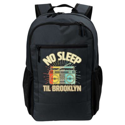 Retro No Sleep Til Brooklyn Daily Commute Backpack