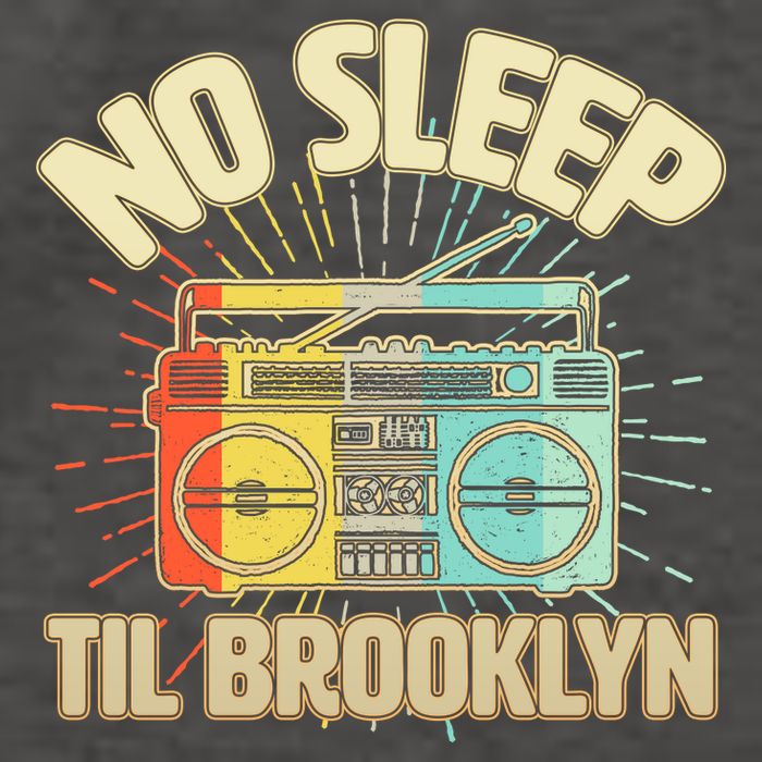 Retro No Sleep Til Brooklyn Vector Backpack
