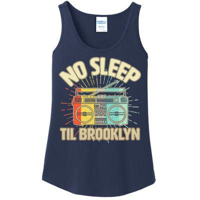 Retro No Sleep Til Brooklyn Ladies Essential Tank