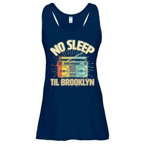 Retro No Sleep Til Brooklyn Ladies Essential Flowy Tank