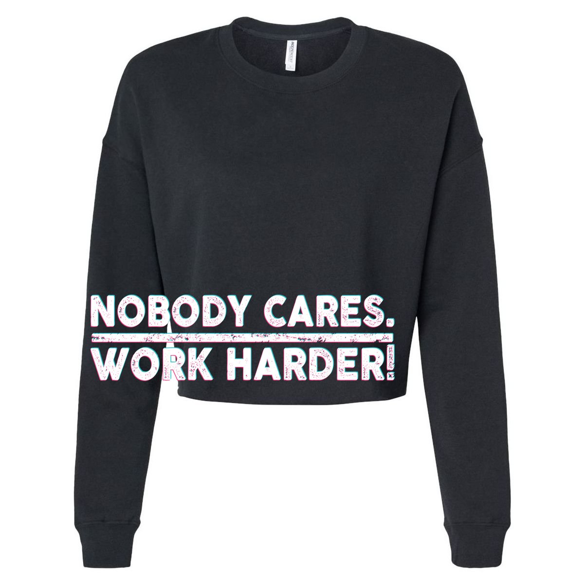 Retro Nobody Cares Work Harder Distressed 12oz Stainless Steel Coffee Mug