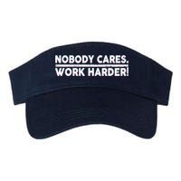 Retro Nobody Cares Work Harder Distressed Visor