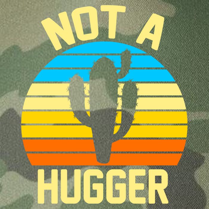 Retro Not A Hugger Funny Legacy Tie Dye Trucker Hat