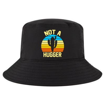 Retro Not A Hugger Funny Cool Comfort Performance Bucket Hat