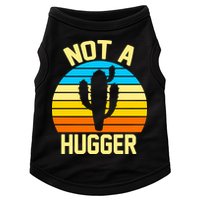 Retro Not A Hugger Funny Doggie Tank